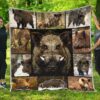 Hunting Boar Hunt 3D Quilt Home Decor  Quilt